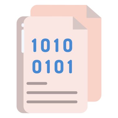 dosya web simgesi, vektör illüstrasyonu