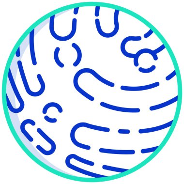 Merkür gezegeni. Basit resimleme