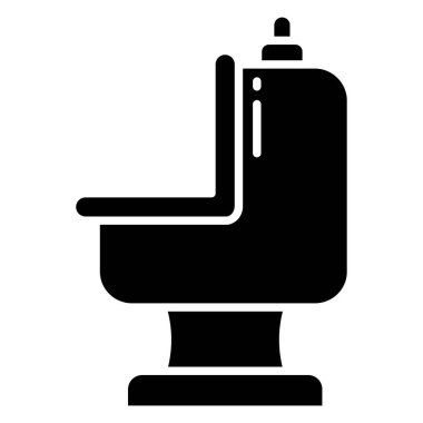 Tuvalet. Web simgesi basit tasarım