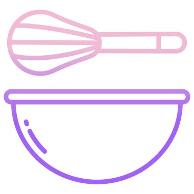 Mutfak gereçleri ikon vektör çizimi 