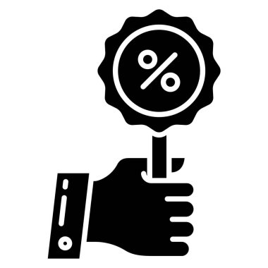 % 100 indirimli vektör illüstrasyonu