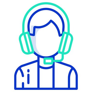 Müşteri desteği. Web simgesi