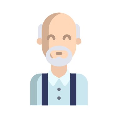 avatar simgesi web vektör çizimi