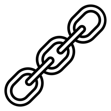 Bağlantı. Web simgesi basit illüstrasyon