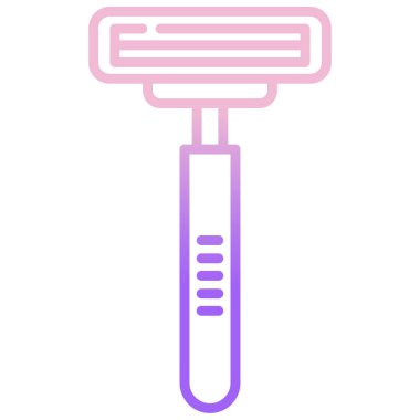 Tıraş bıçağı. Basit vektör illüstrasyonu