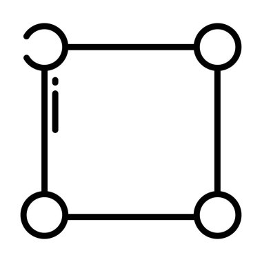 Vektör web simgesi basit vektör illüstrasyonu