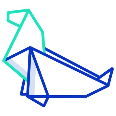 Beyaz arkaplanda basit vektör simgesi