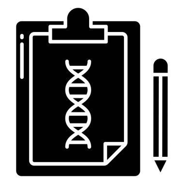 DNA simgesi vektör illüstrasyonu