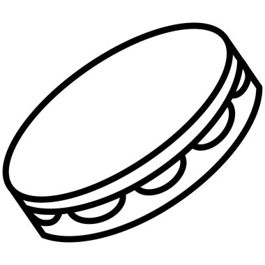 Tef basit simgesi, vektör çizim