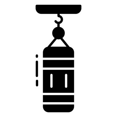  Yumruk topu. Web simgesi basit illüstrasyon