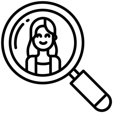 Ara. Web simgesi basit illüstrasyon