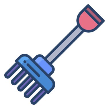  saman çatalı. Web simgesi basit tasarım