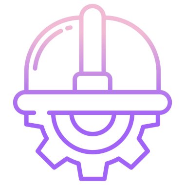 beyaz arkaplanda çizgi renk vektörü simgesi