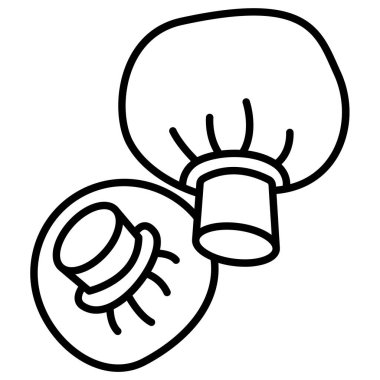 Bir mantarın çizimi