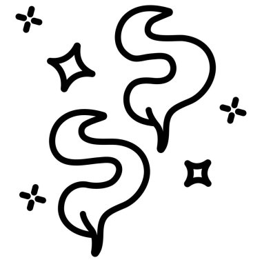 Sihirli Duman 'ın soyut arka planı. vektör illüstrasyonu