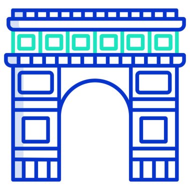 Basit vektör simgesi, Zafer Takı 'nın çizimi