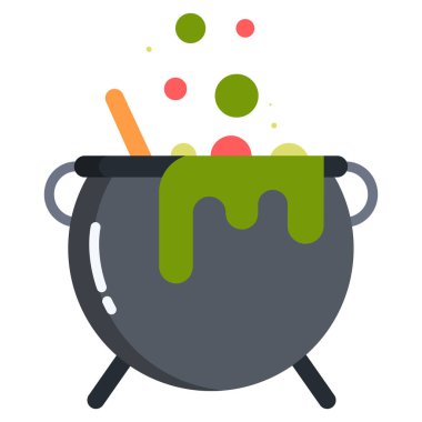 Kazan çömleği ikonu. vektör illüstrasyonu