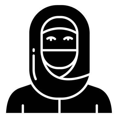 Tuareg web simgesi basit vektör illüstrasyonu