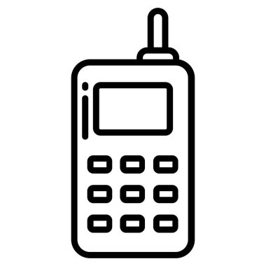 telefon web simgesi, vektör çizim