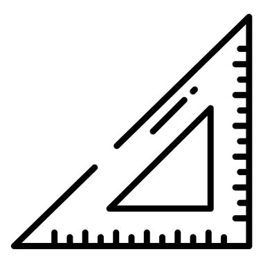 Basit vektör Kare simgesini beyaz zemine ayarla