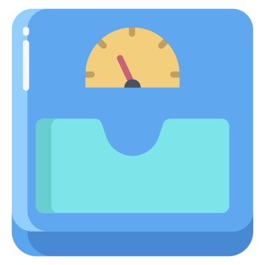 Ölçek. Web simgesi basit illüstrasyon