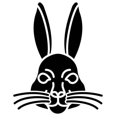 Tavşan Ağı simgesi, vektör illüstrasyonu