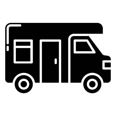 seyahat web simgesi basit vektör çizimi