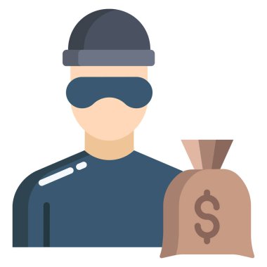 Basit vektör simgesi, Suç illüstrasyonu 