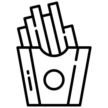 fast food. Basit tasarım