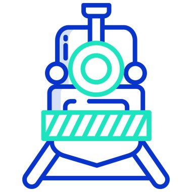 Web simgesi tren, illüstrasyon vektör 