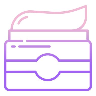 Basit vektör simgesi, nemlendirici kremin çizimi