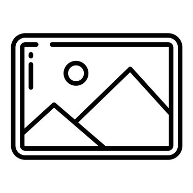 Resim vektör simgesi, resim vektörü simgesi