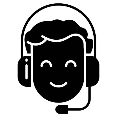 Destek. Web simgesi basit tasarım