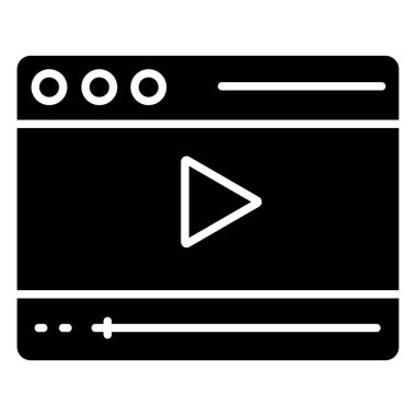 Video oynatıcı. Basit resimleme