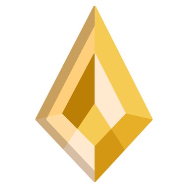 Elmas. Web simgesi basit tasarım