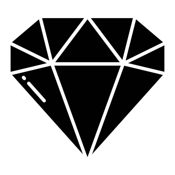 Diamant Ikon Vektor Illustration — Stock vektor