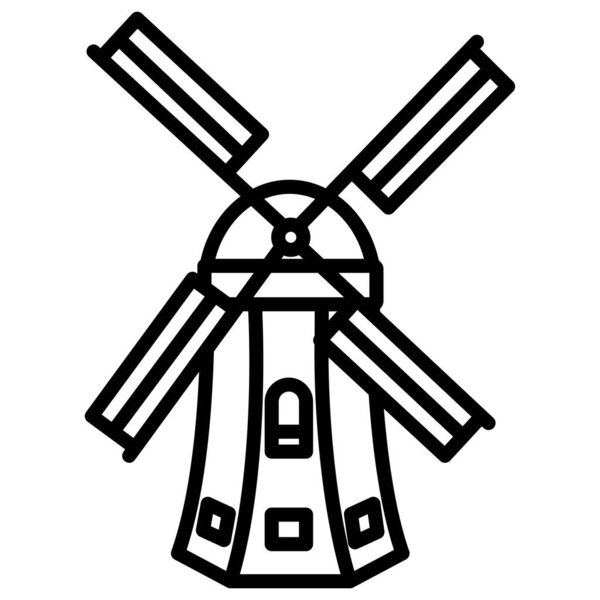 windmill. web icon simple design
