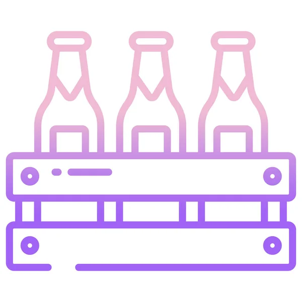 Icono Web Cerveza Ilustración Vectorial — Archivo Imágenes Vectoriales