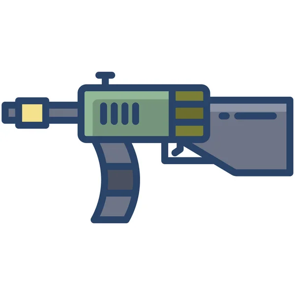 Maskin Pistol Ikon Vektor Illustration — Stock vektor