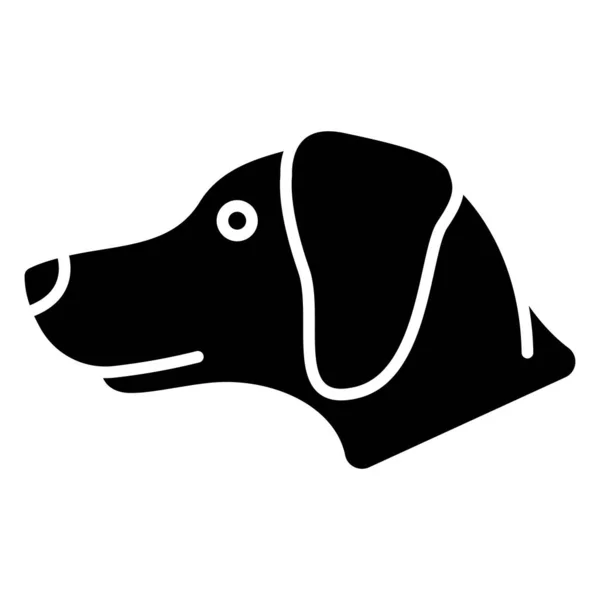 Dog Web Icon Vector Illustration — Stock Vector