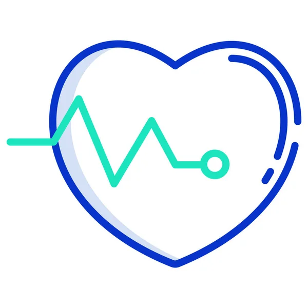 Heart Web Icon Simple Design — Stock Vector