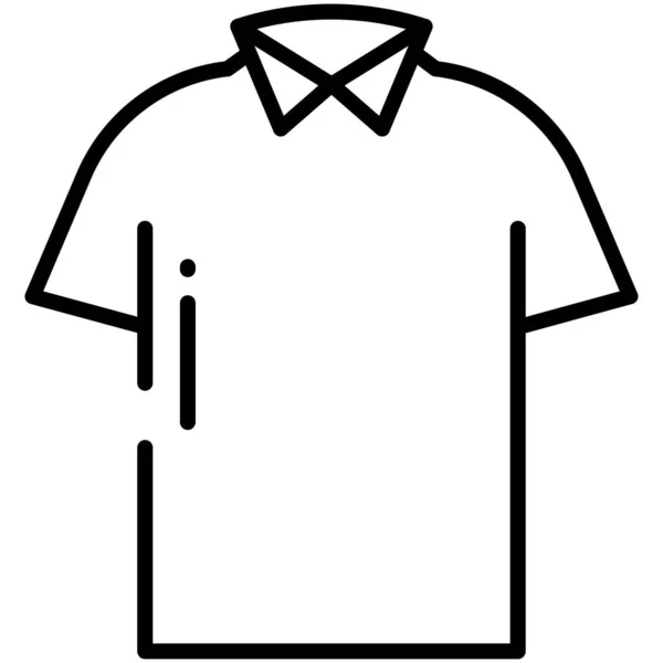 Camisa Icono Web Ilustración Vector Simple — Archivo Imágenes Vectoriales