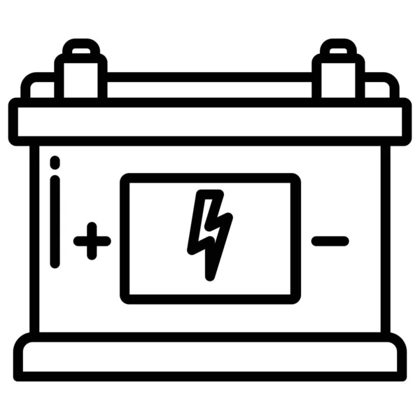 Vector Illustratie Van Batterij — Stockvector