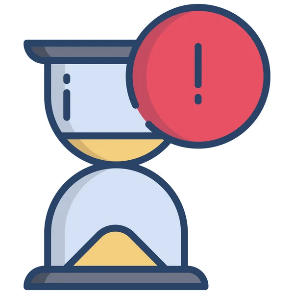 Hourglass Web Icon Simple Design — Stock Vector