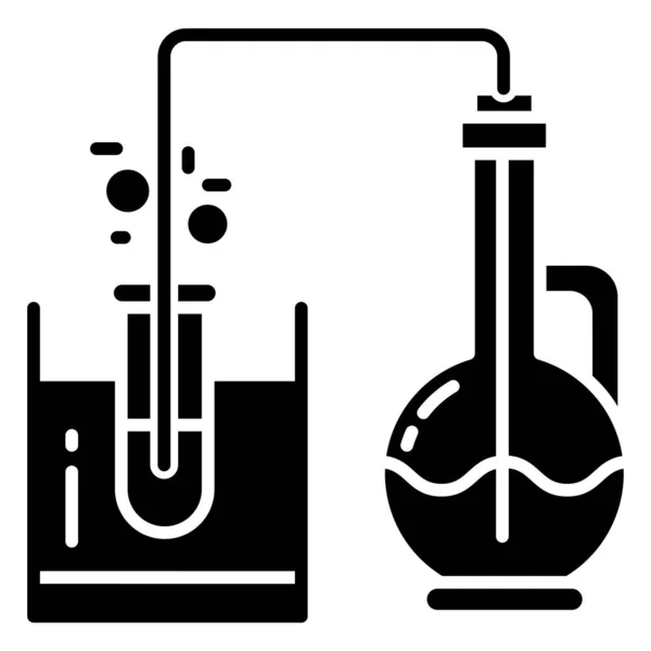 Chemikalia Ikona Www Prosta Ilustracja — Wektor stockowy