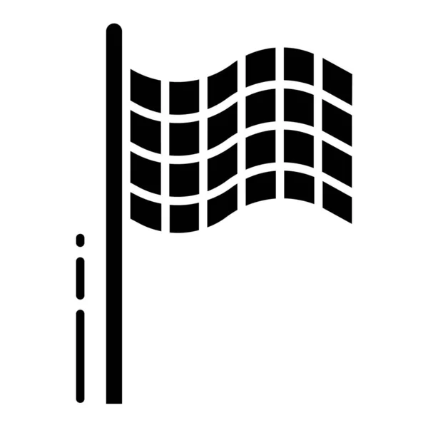 Flag Web Icon Simple Design — Stock Vector