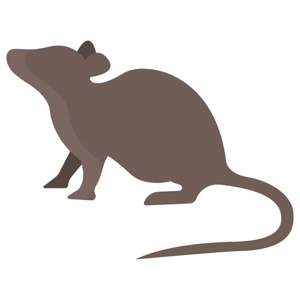 Illustrazione Vettoriale Dell Animale Ratto — Vettoriale Stock