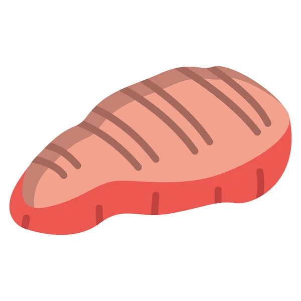 Steak Web Icon Eenvoudig Ontwerp — Stockvector