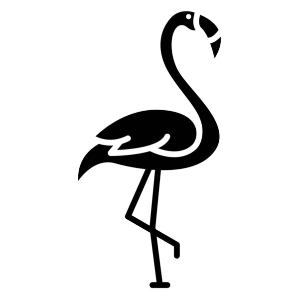 Ilustracja Wektora Flaminga Tło — Wektor stockowy
