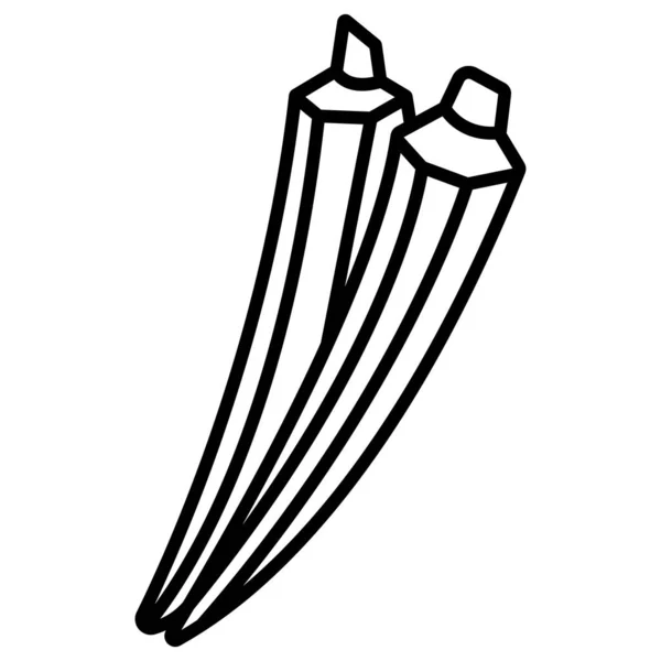 Олівець Веб Іконка Проста Ілюстрація — стоковий вектор